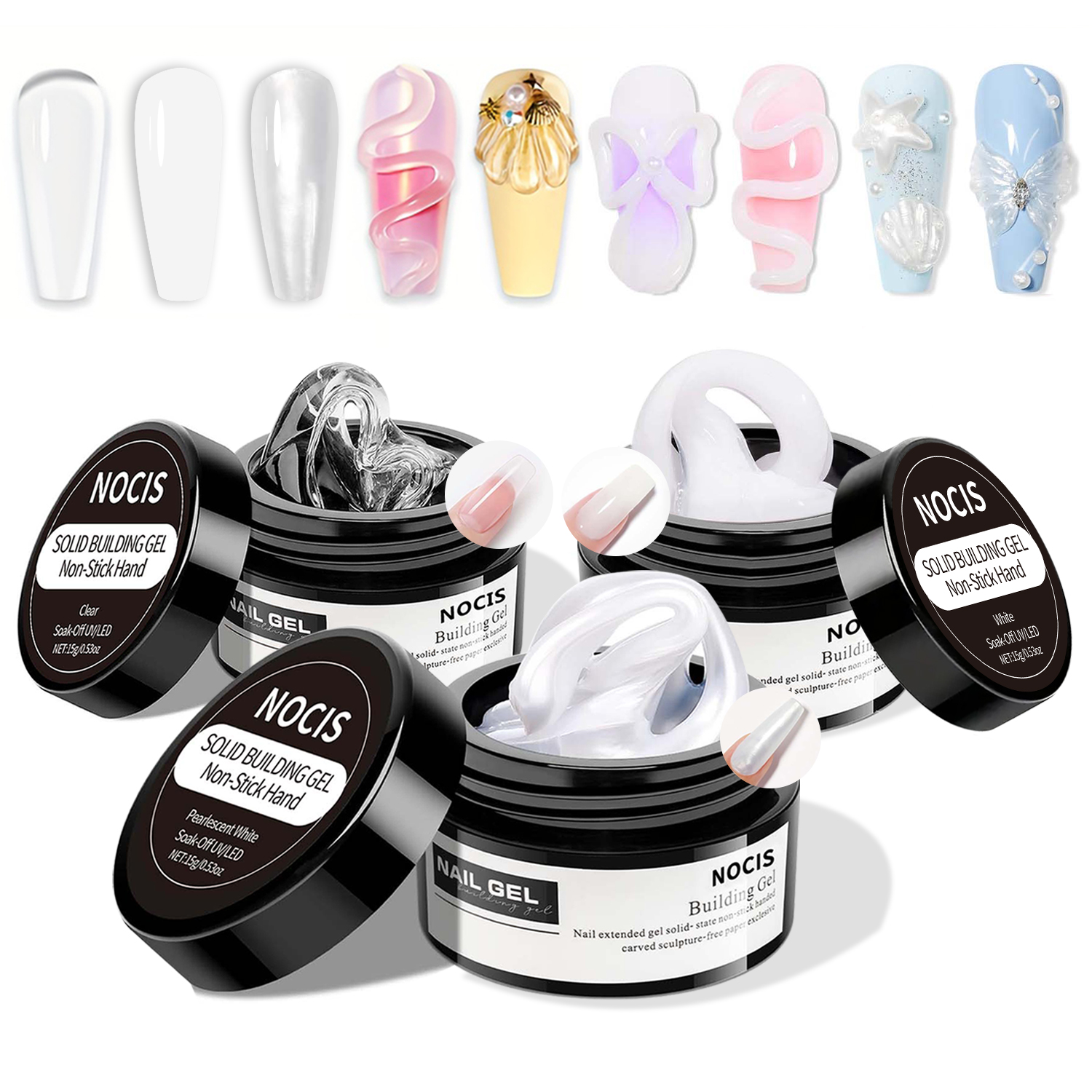 NOCIS 15g Solid Gel Builder Ki – Liquid Uv Glue Kit recenzja i cena