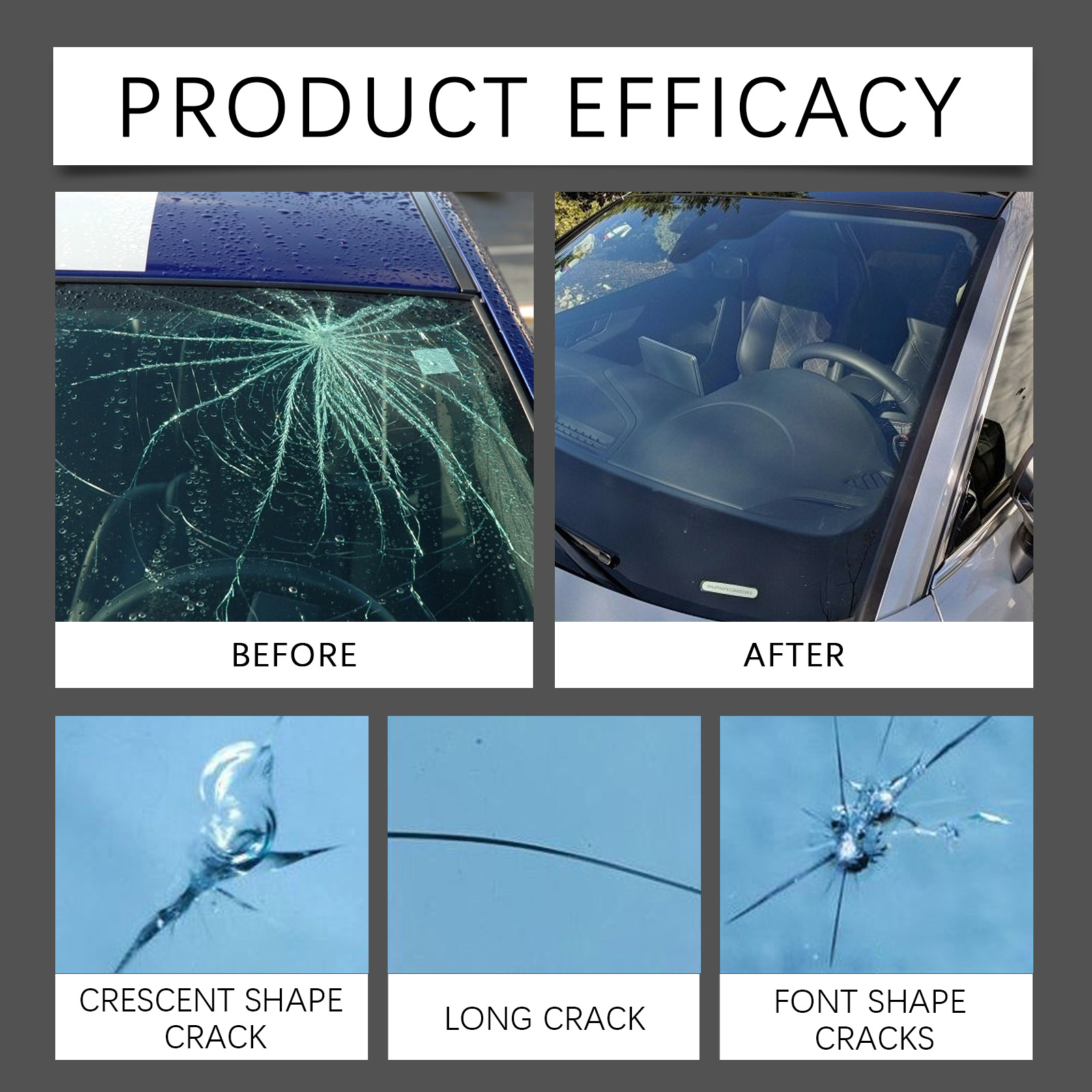Car Windshield Crack Repair Re – Liquid Uv Glue Kit recenzja i cena