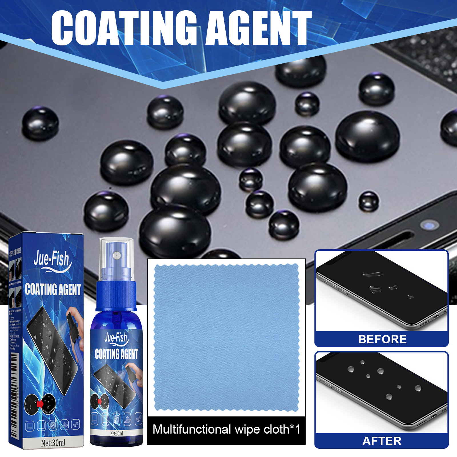 Screen Coating Agent, Smartpho – Oleophobic Coating Spray recenzja i cena