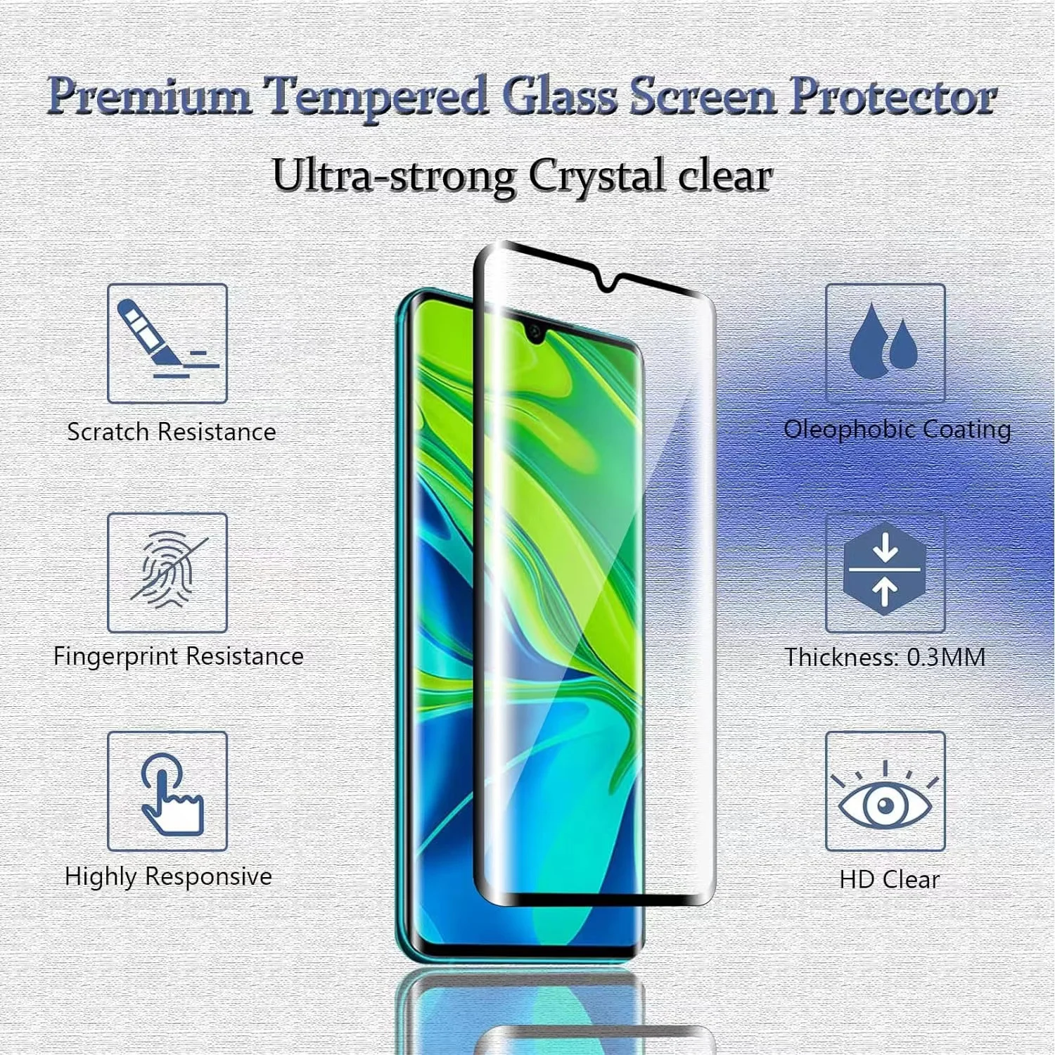 6IN1 For Xiaomi Mi 10 Glass Mi – Curved Edge Screen recenzja i cena
