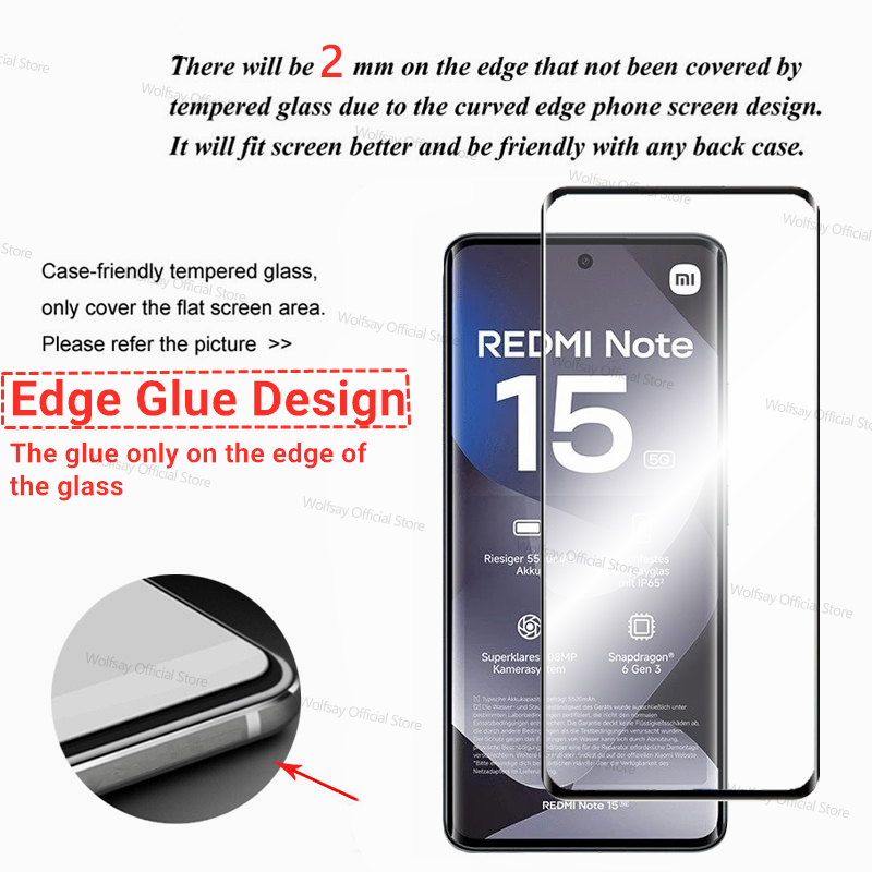 2/4 PCS 3D Curved Edge Glass F – Curved Edge Screen recenzja i cena