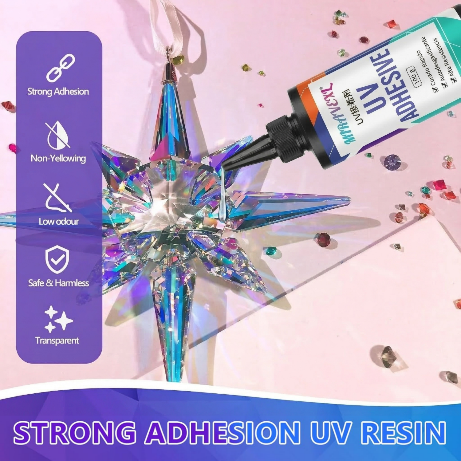 Upgraded UV Resin Kit with USB – Liquid Uv Glue Kit recenzja i cena