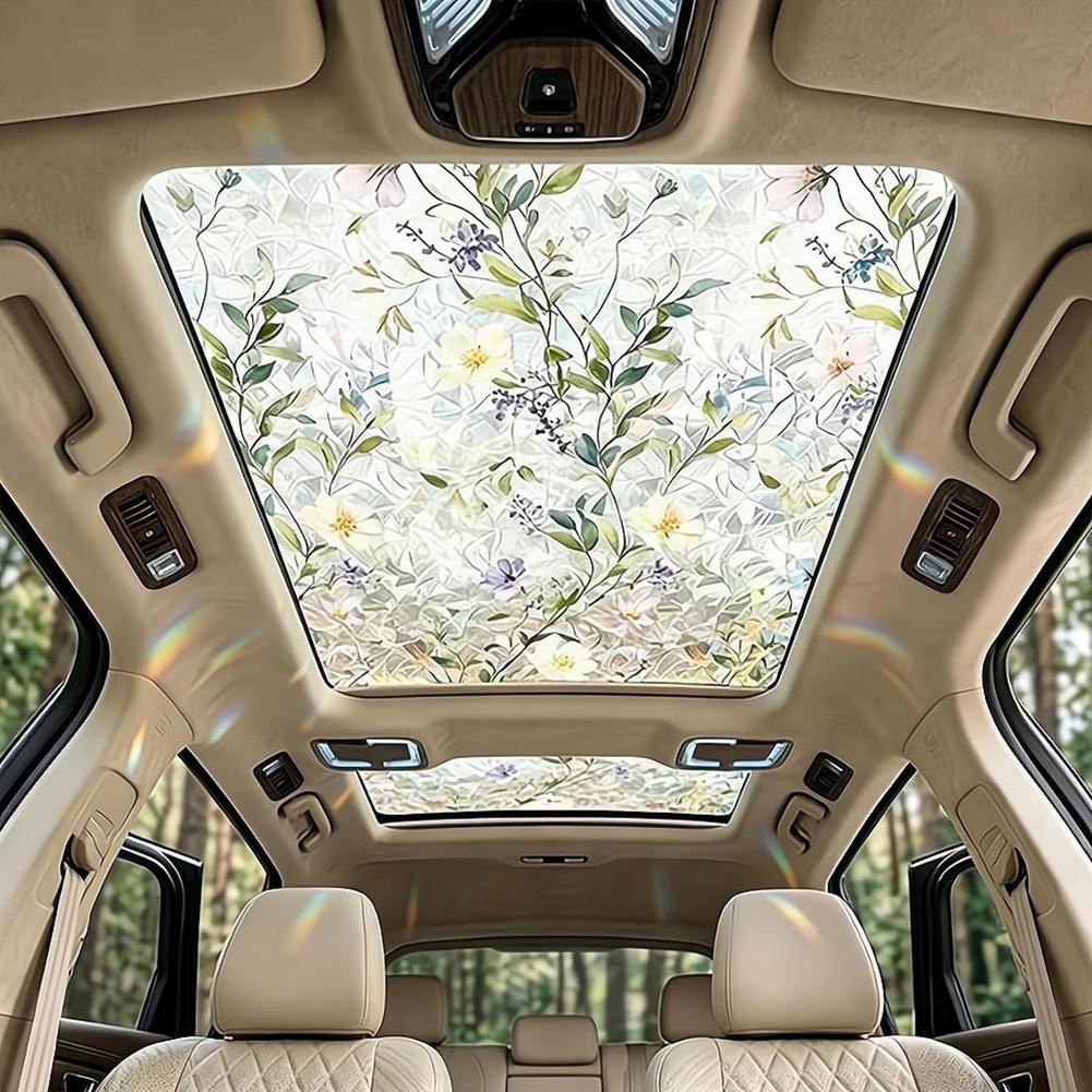 Floral Stained Glass Car Sunro – Privacy Screen Protector recenzja i cena