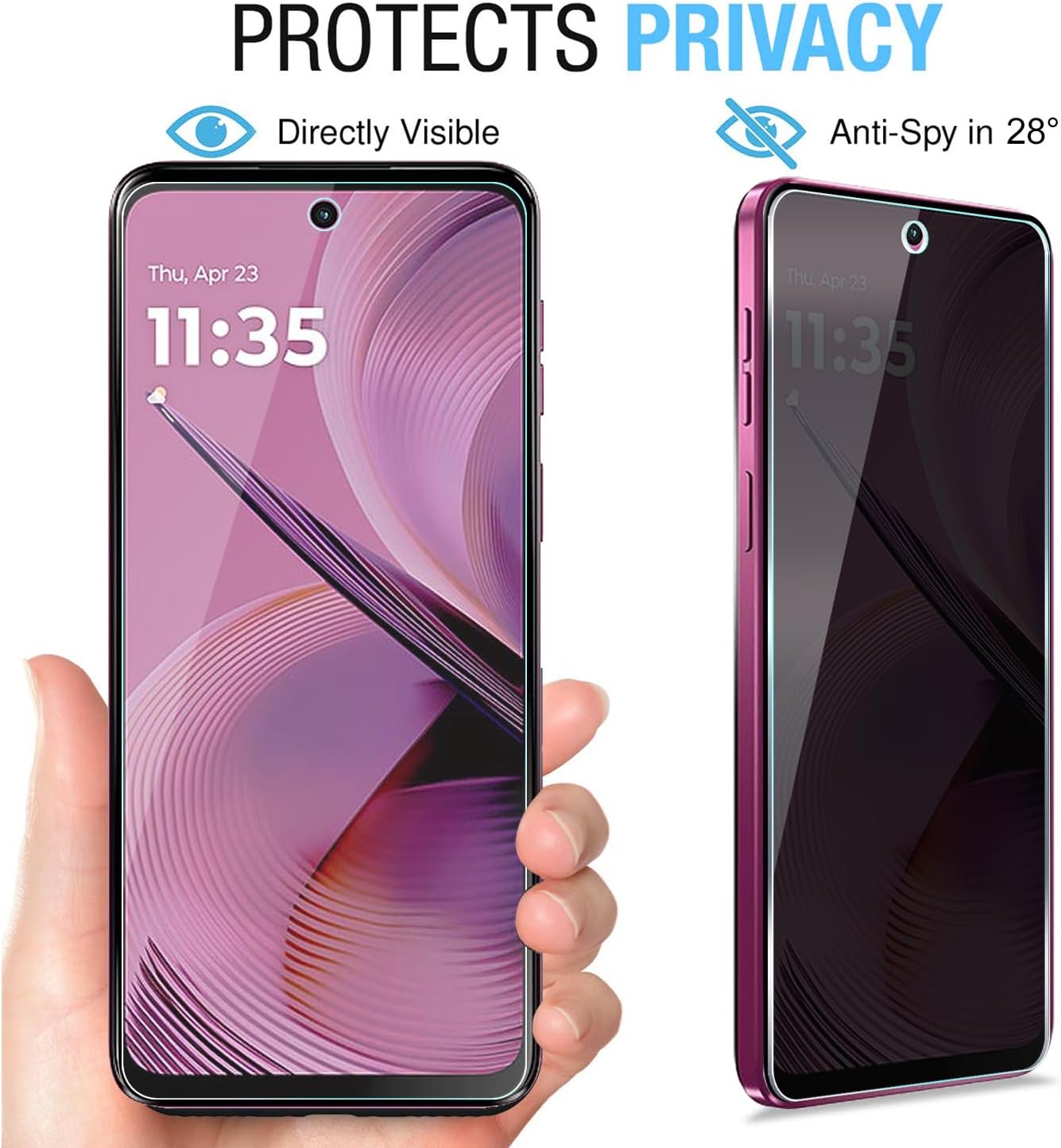 [2 Pack] For Moto G 5G 2025 Pr – Privacy Filter 2Pack recenzja i cena