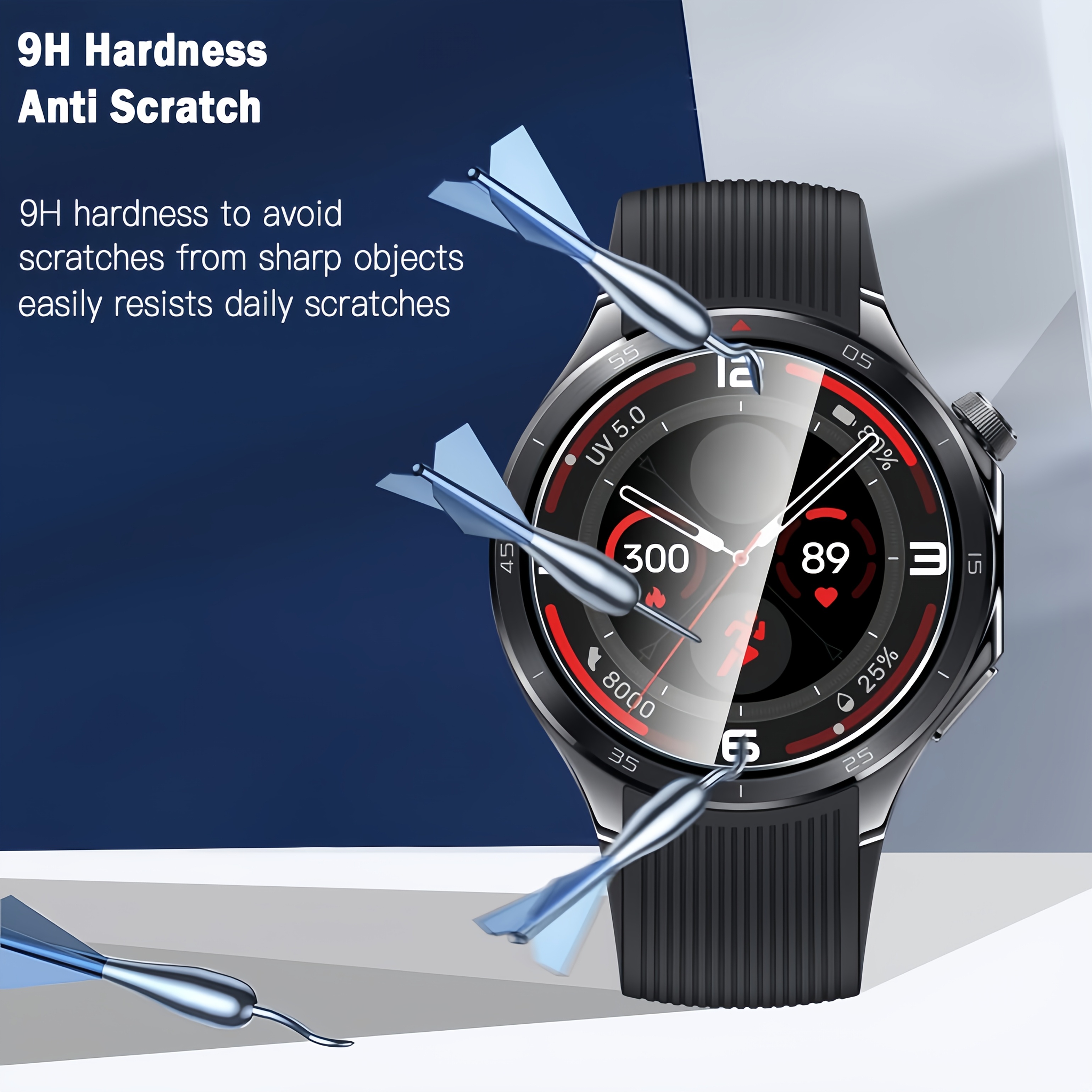 3PCS 9H Tempered Glass Screen  – Smartwatch Screen Film recenzja i cena