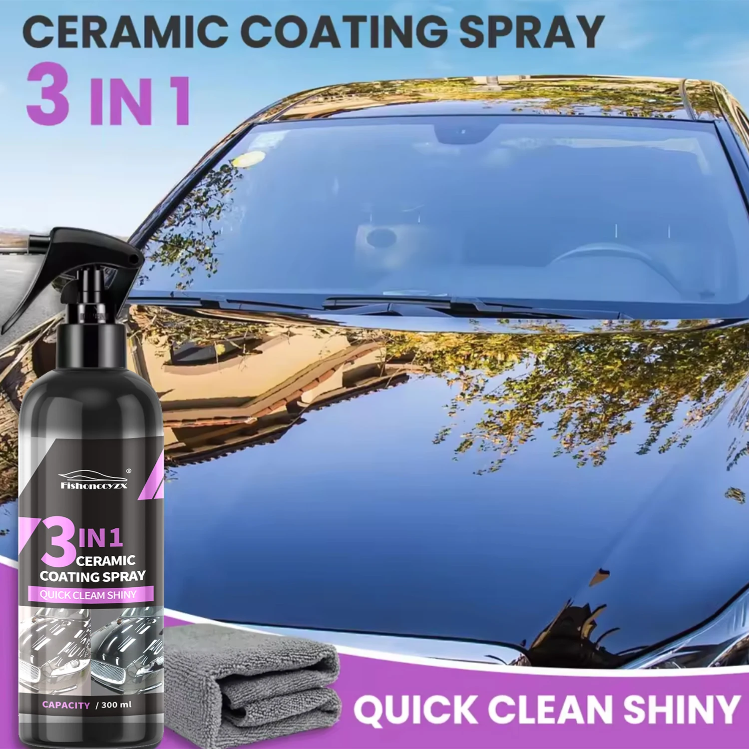 3 in 1 Car Ceramic Liquid Coat – Nano Liquid Coating recenzja i cena